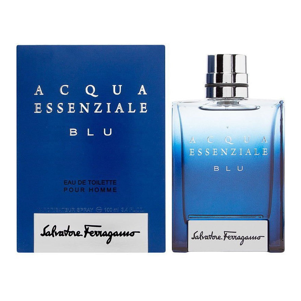 Salvatore Ferragamo Acqua Essenziale Blu For Men 3.4 oz Eau De Toilette Spray