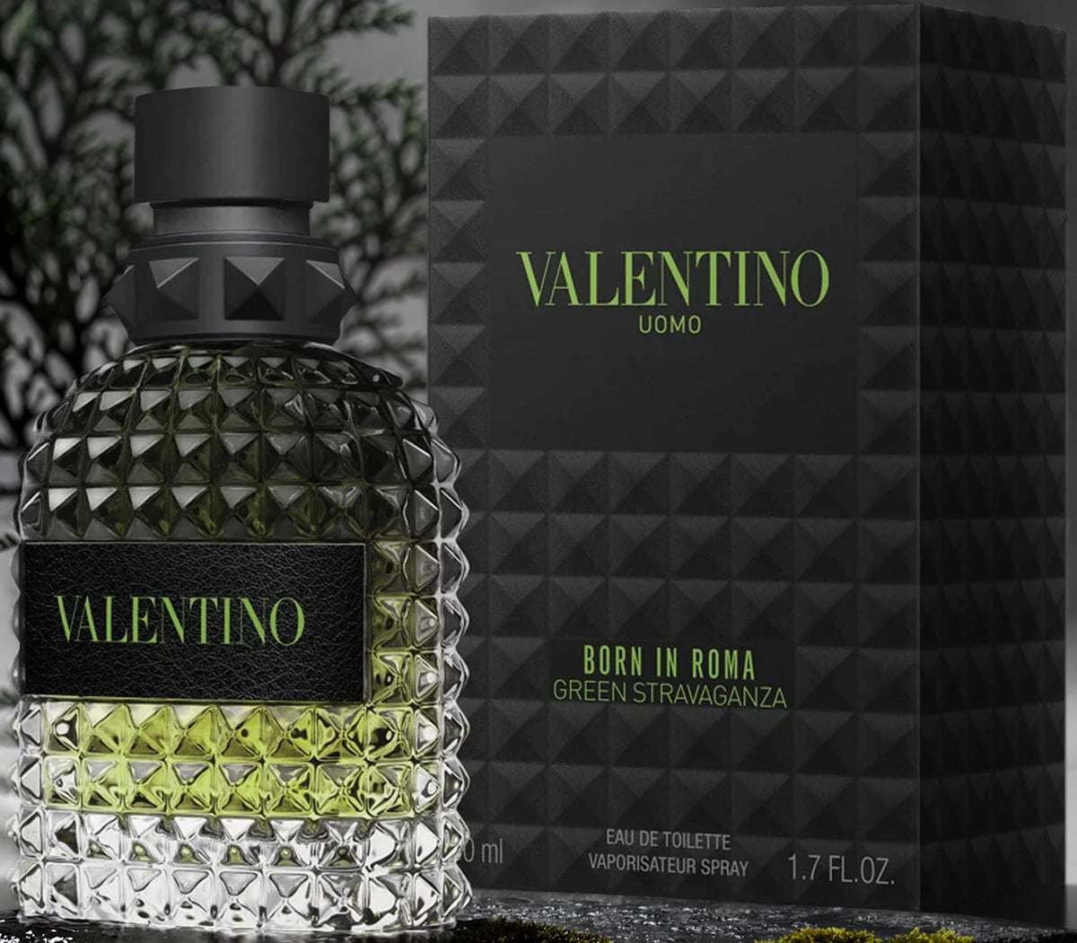 Valentino Uomo Born In Roma Green Stravaganza For Men