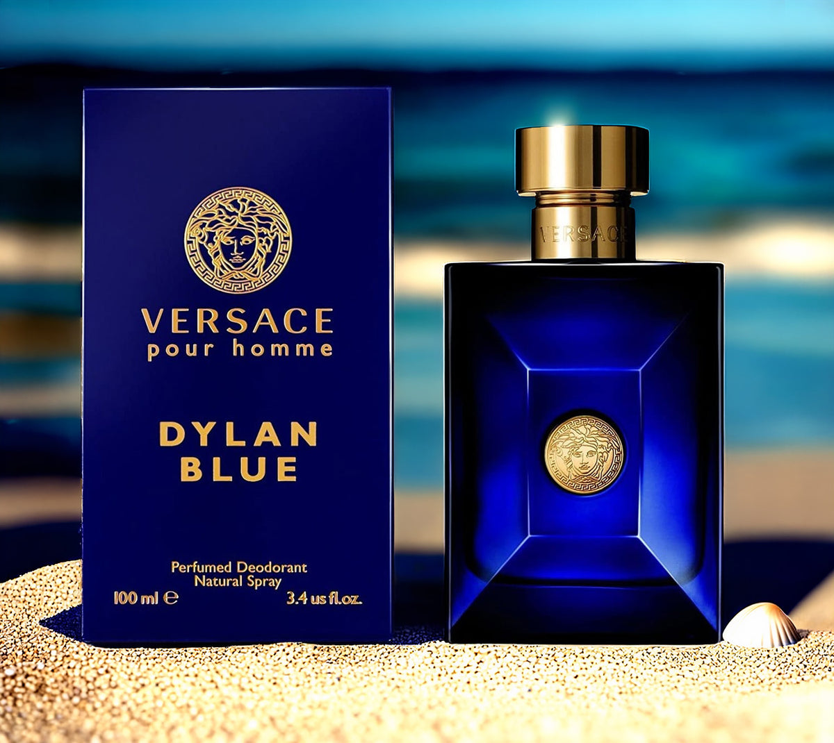 Versace Dylan Blue 3.4 Deodorant For Men