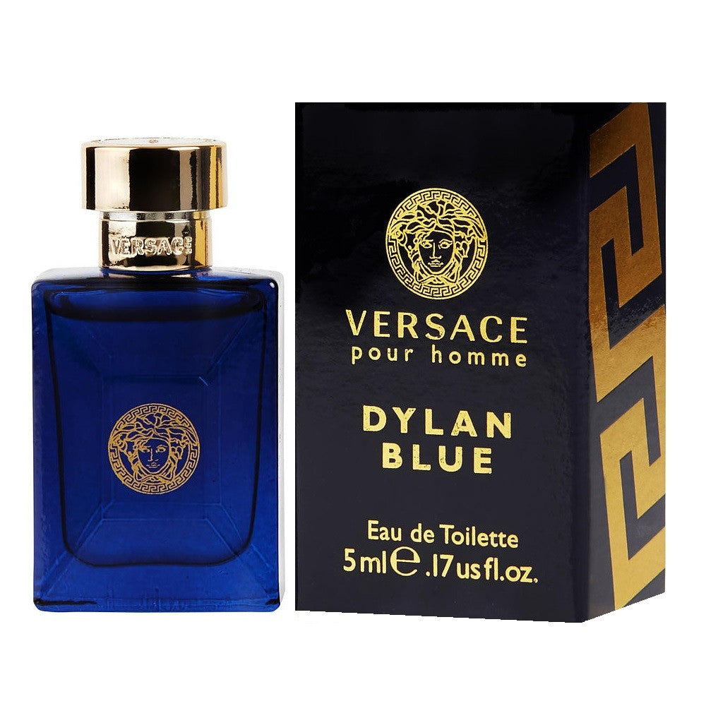 Versace Dylan Blue 0.17 oz For Men Eau De Toilette Mini