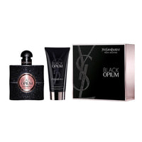 Yves Saint Laurent Black Opium 2 Pcs Set: 1.6 Eau De Parfum Spray + 1.6 Shimmering Body Lotion