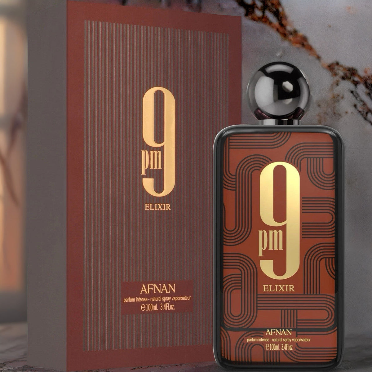 Afnan 9Pm Elixir 3.4 oz Parfum Intense Spray