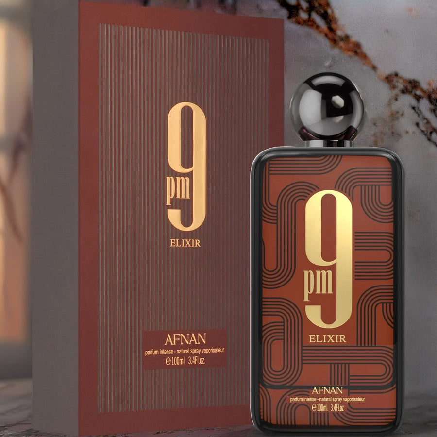 Afnan 9Pm Elixir 3.4 oz Parfum Intense Spray