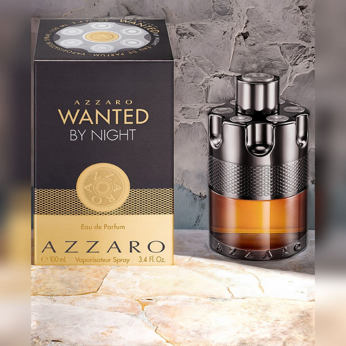 Azzaro Wanted Night 3.4 oz Eau De Parfum Spray
