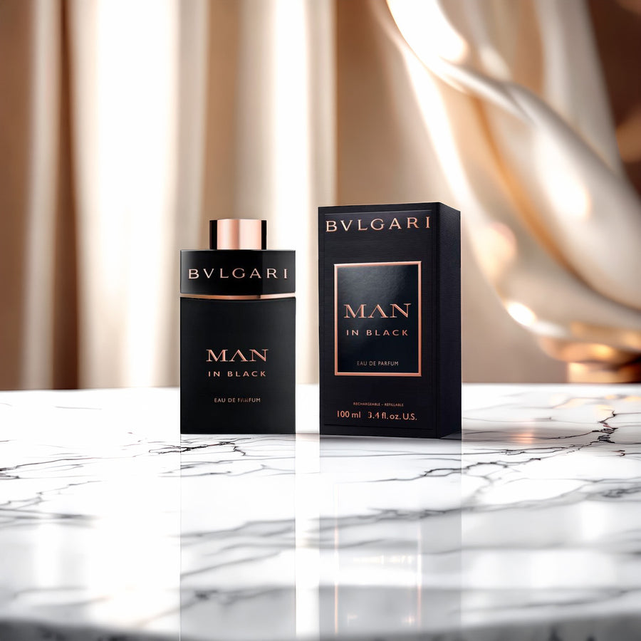 Bvlgari Man In Black 3.4 oz Eau De Parfum Spray Refillable