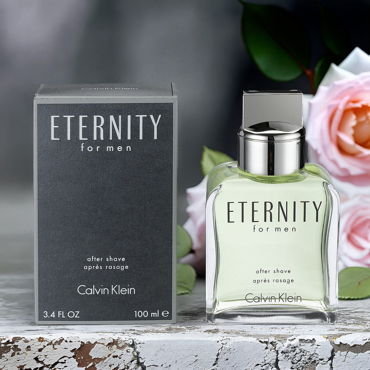 Calvin Klein Eternity Aftershave 3.4 oz Splash