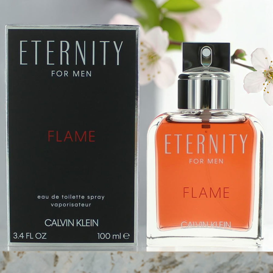 Calvin Klein Eternity Flame For Men 3.4 oz Eau De Toilette Spray
