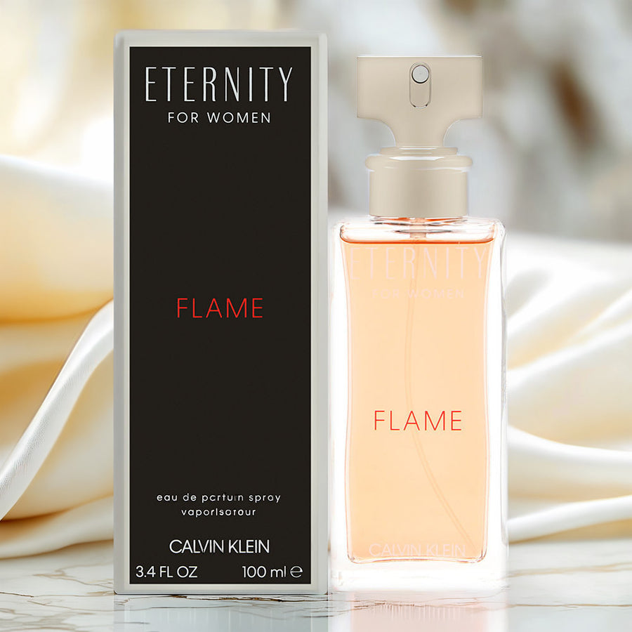 Calvin Klein Eternity Flame For Women 3.4 oz Eau De Parfum Spray
