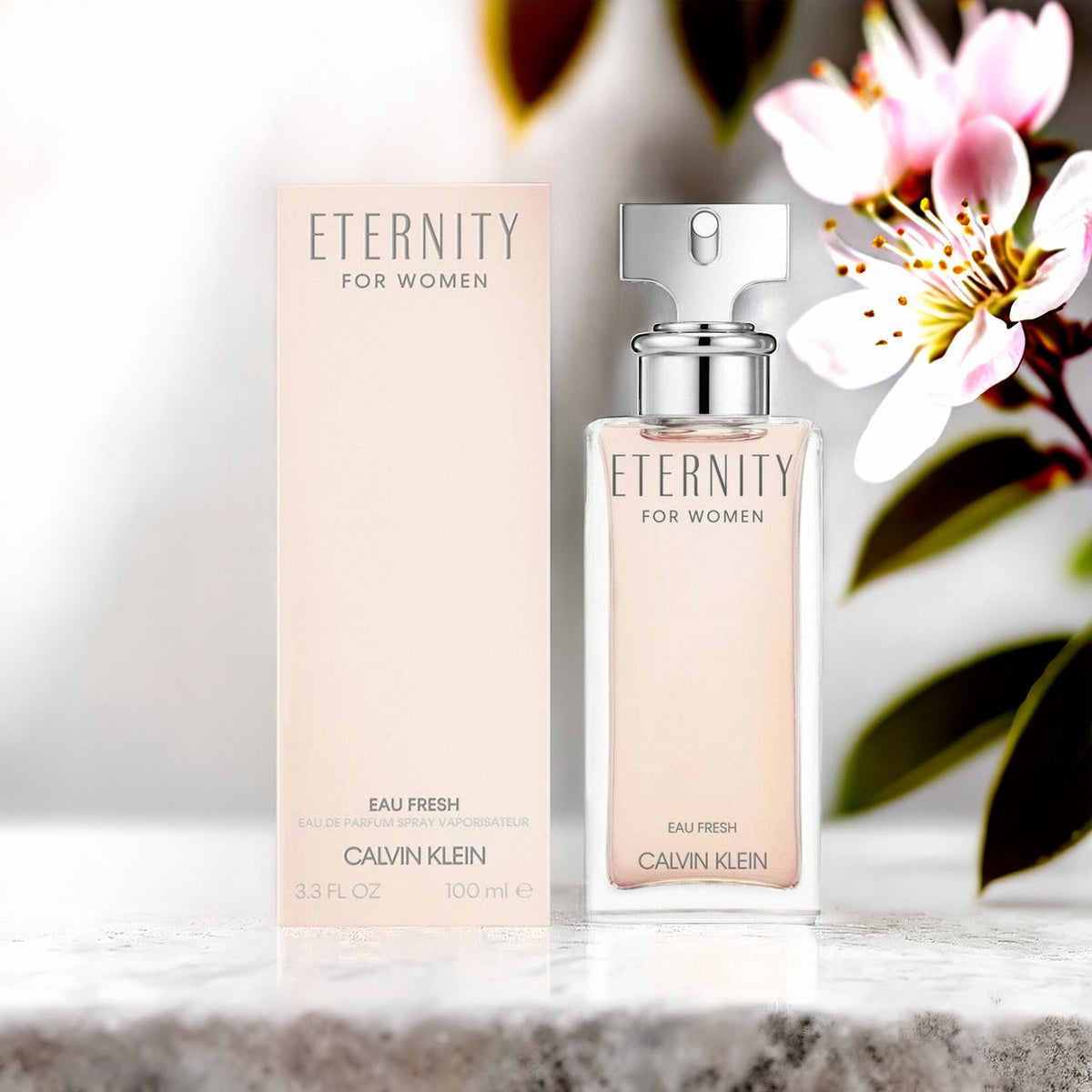 Calvin Klein Eternity Eau Fresh For Women 3.3 oz Eau De Parfum Spray