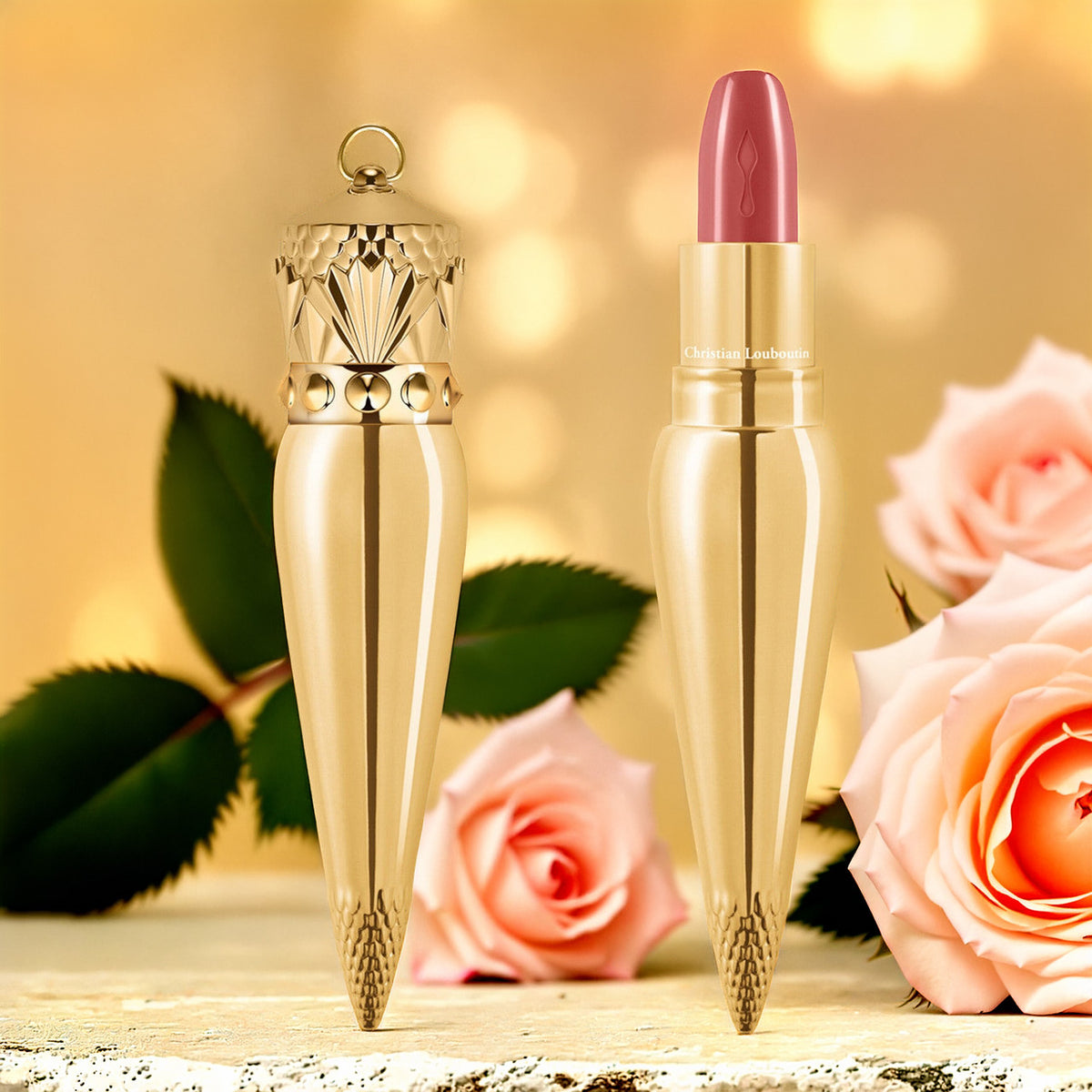 Christian Louboutin 0.13 Silky Satin Lipstick Belly Bloom 11 oz