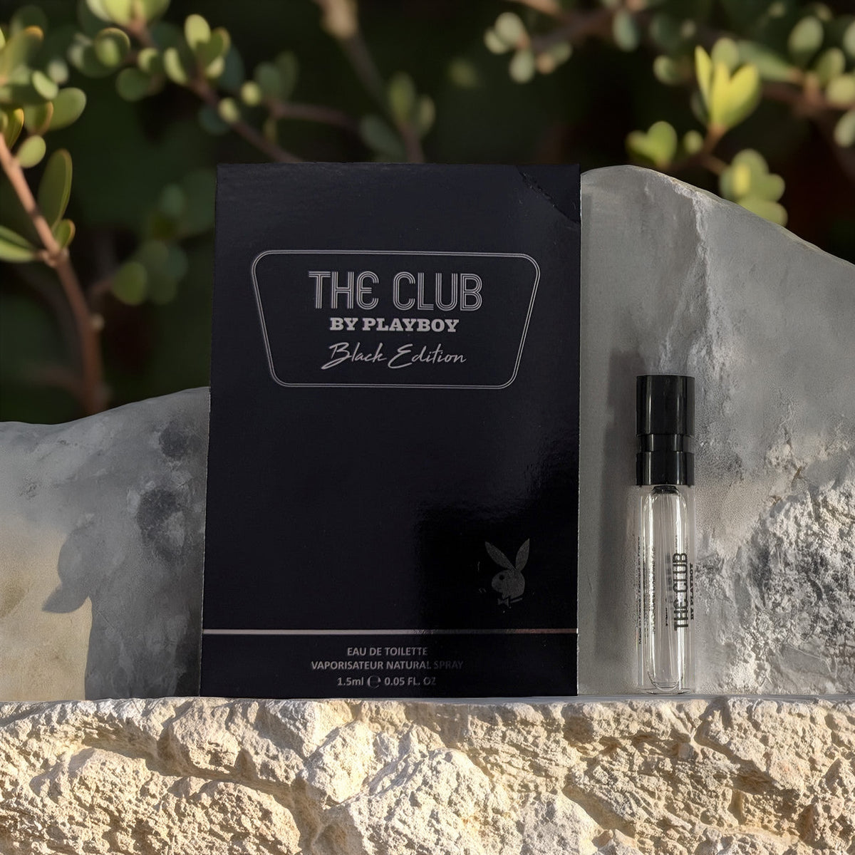 Playboy The Club Black Edition For Men 0.05 oz Eau De Toilette Spray Vial