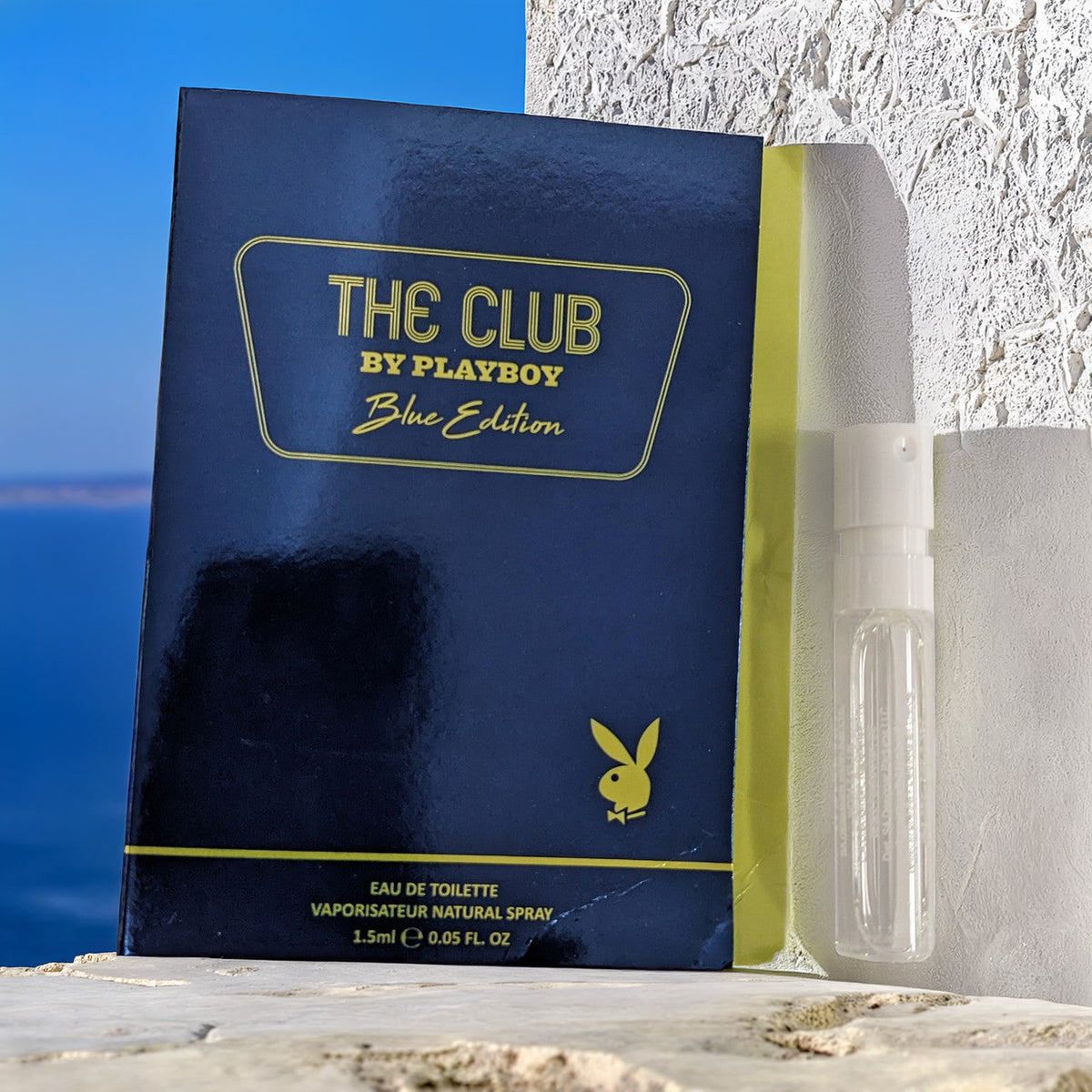 Playboy The Club Blue Edition For Men 0.05 oz Eau De Toilette Spray Vial