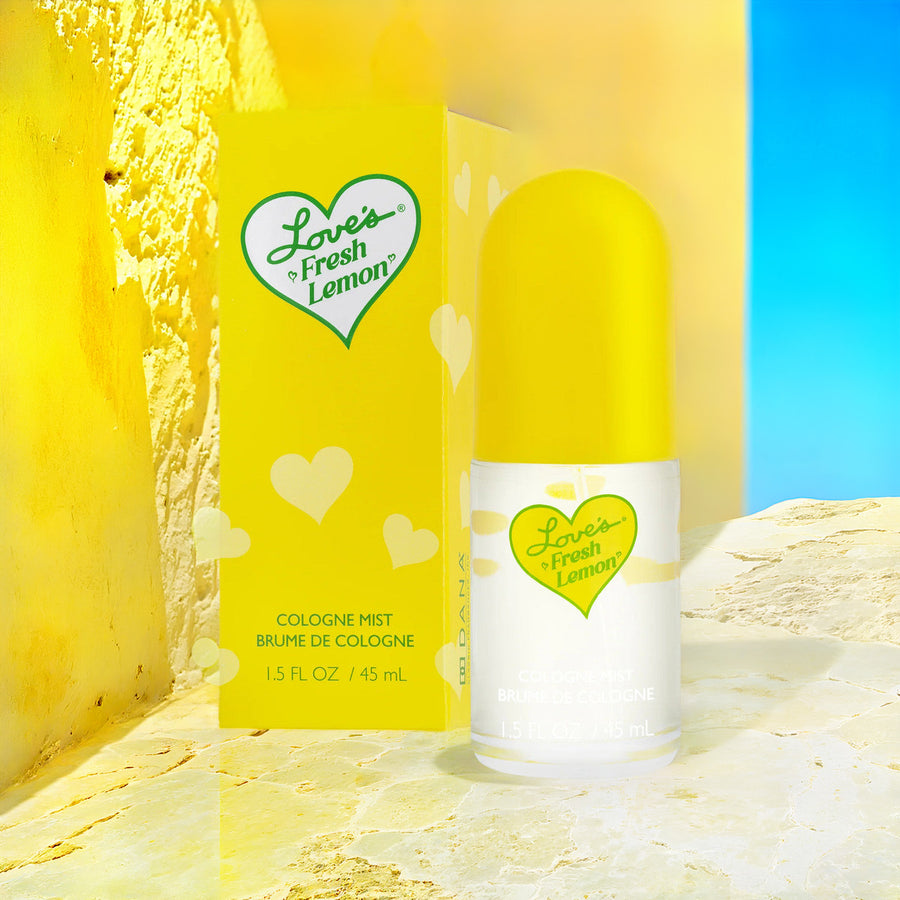 Dana Love's Baby Soft Fresh Lemon Mist Spray For Women 1.5 oz Eau De Cologne Spray