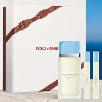 Dolce & Gabbana Light Blue 3 Pcs Set For Women: 3.3 Eau De Toilette Spray + 2 * 0.33 Eau De Toilette Spray
