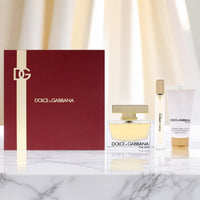 Dolce & Gabbana The One 3 Pcs Set For Women: 2.5 Eau De Parfum Spray + 0.33 Eau De Parfum Spray + 1.7 Body Lotion