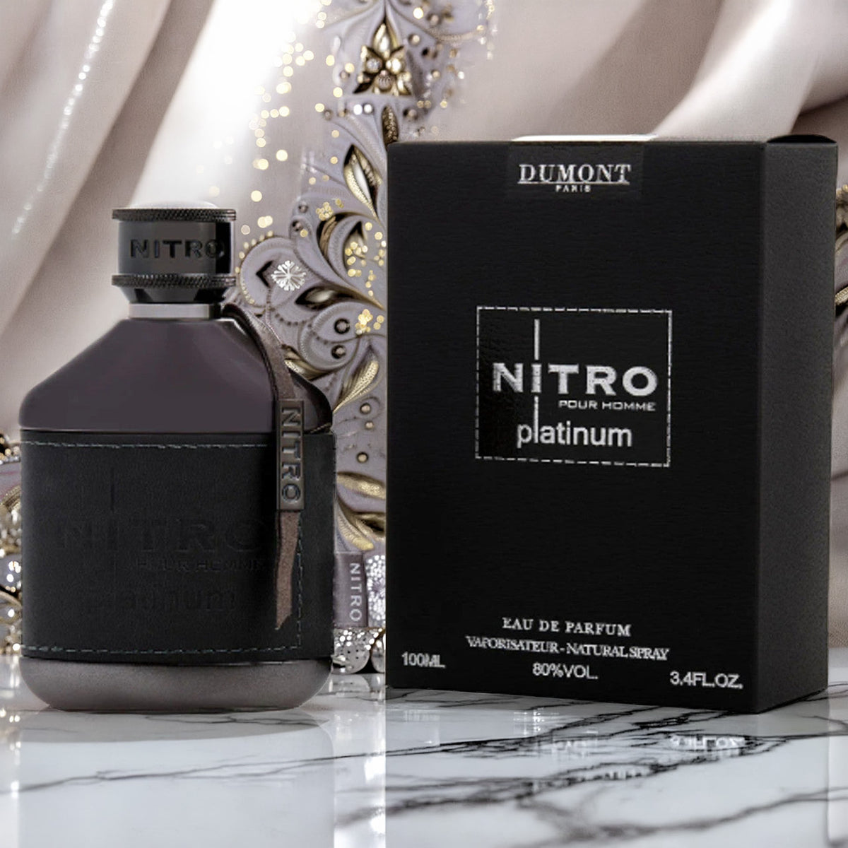 Nitro Platinum Dumont Paris Pour Homme 3.4 oz Eau De Parfum Spray