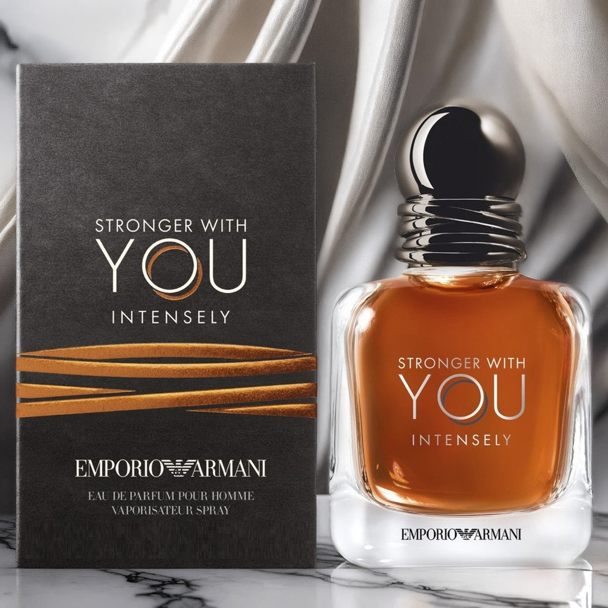 Giorgio Armani Armani Emporio Stronger With You Intensely For Men 3.4 oz Eau De Parfum Spray