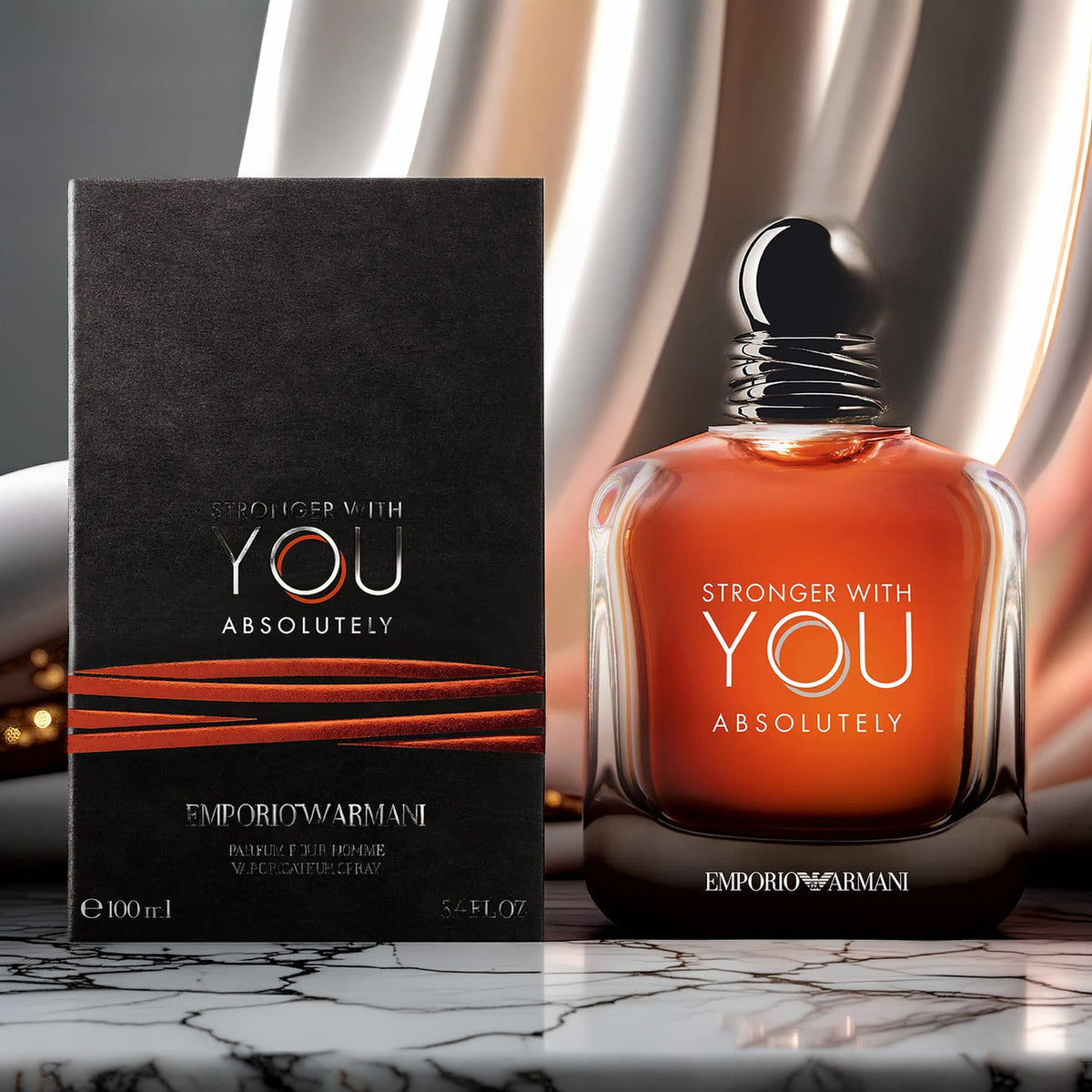 Giorgio Armani Armani Stronger With You Absolutely For Men 3.4 oz Eau De Parfum Spray
