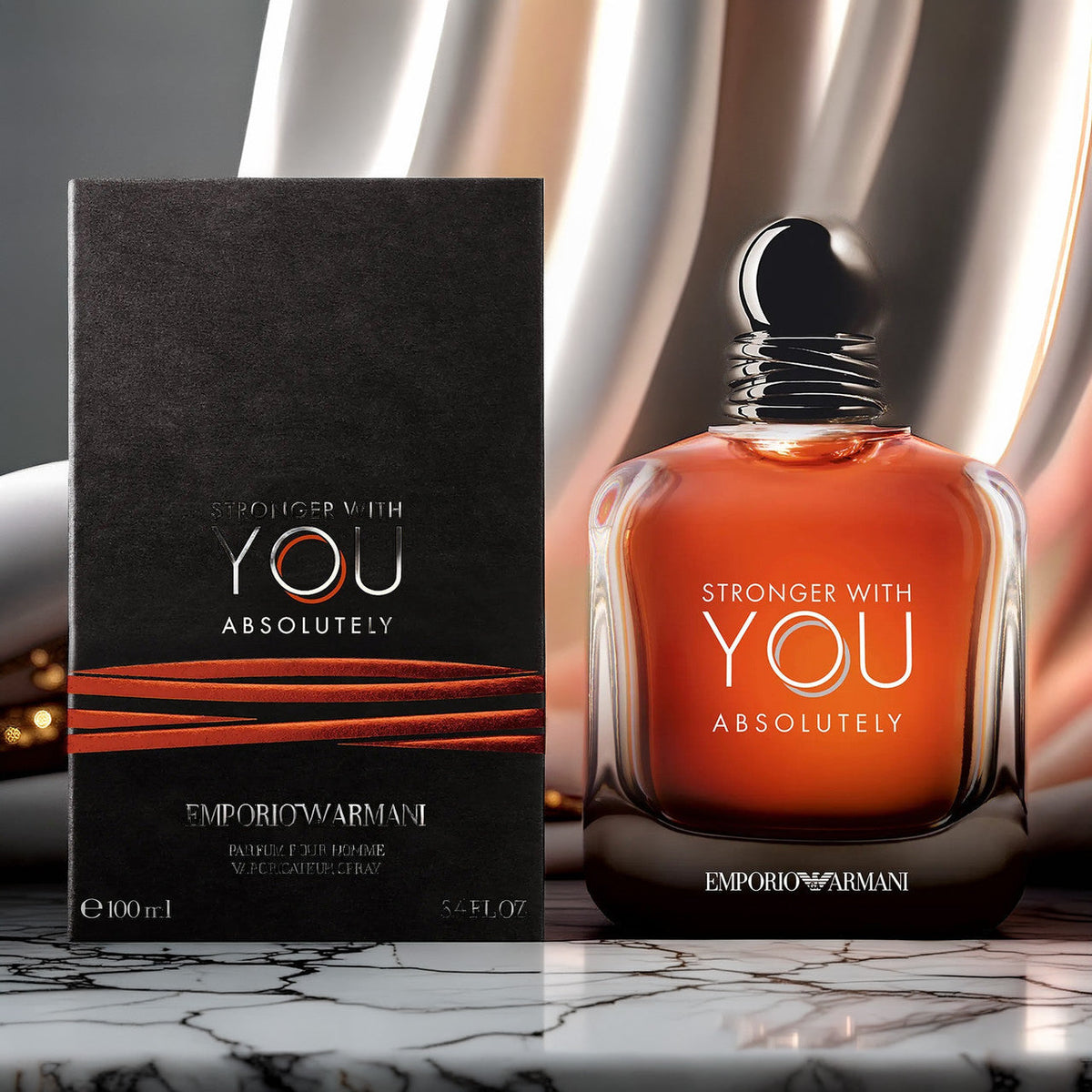 Giorgio Armani Armani Stronger With You Absolutely For Men 3.4 oz Eau De Parfum Spray