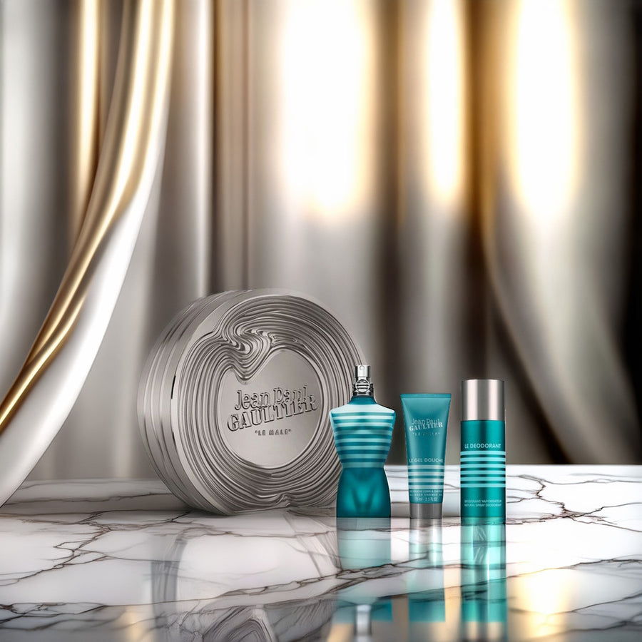 Jean Paul Gaultier Le Male 3 Pcs Set: 4.2 Eau De Toilette Spray + 2.5 Shower Gel + 5.1 Deodorant Spray