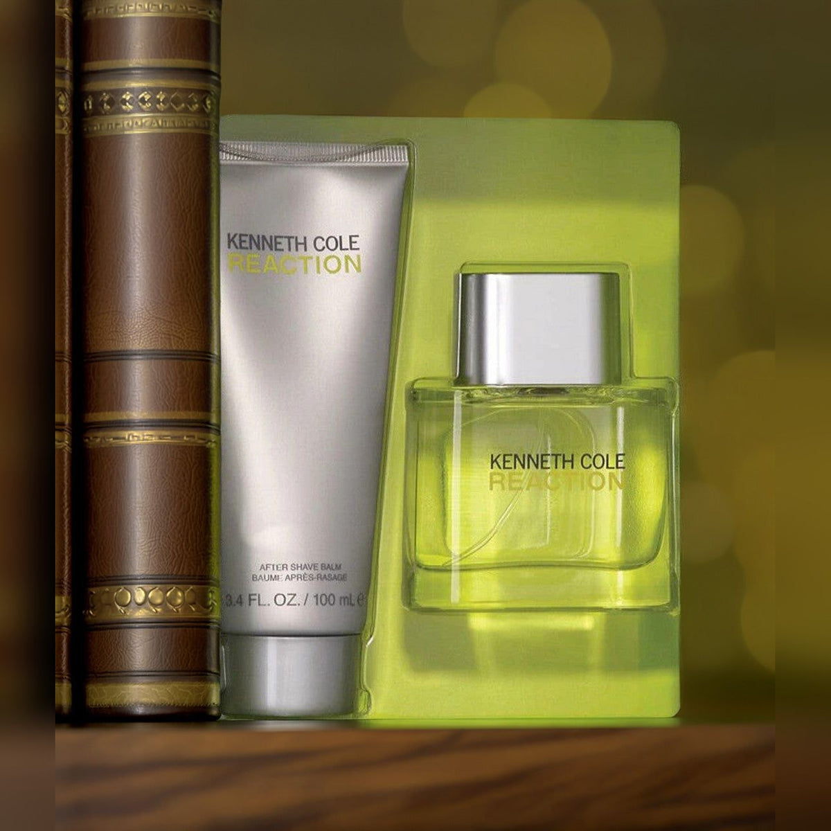 Kenneth Cole Reaction 2 Pcs Set For Men: 1.7 Eau De Toilette Spray + 3.4 After Shave Balm