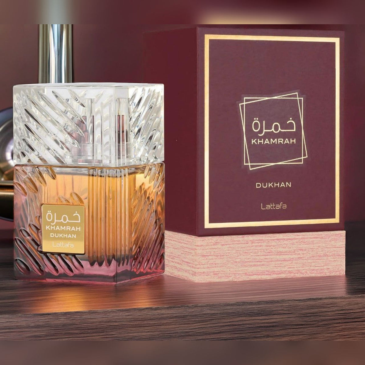 Lattafa Khamrah Dukhan For Men 3.4 oz Eau De Parfum Spray