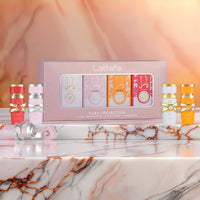 Lattafa Yara 4 Pc Mini Set: 4 * 5 ML Eau De Parfum Mini Set For Women: Yara + Yara Moi + Yara Tous + Yara Candy