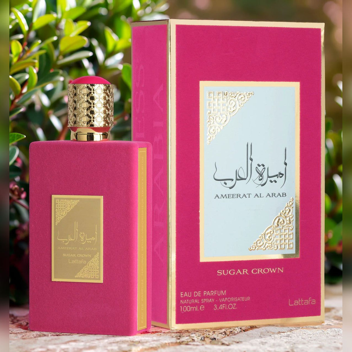 Lattafa Ameerat Al Arab Sugar Crown For Women 3.4 oz Eau De Parfum Spray