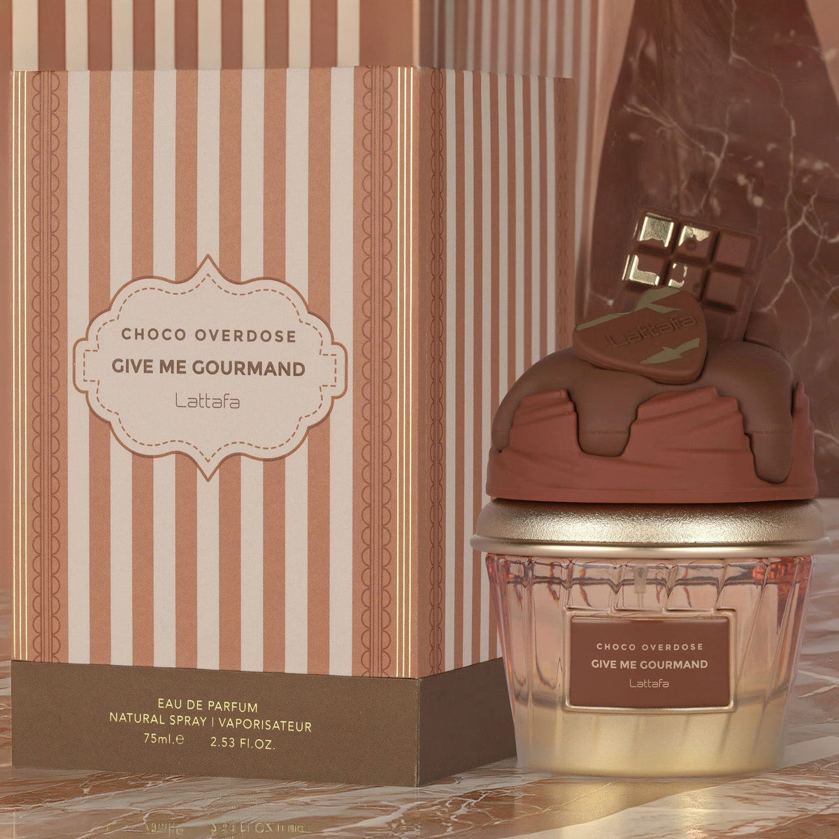 Lattafa Give Me Gourmand Choco Overdose 2.5 oz Eau De Parfum Spray