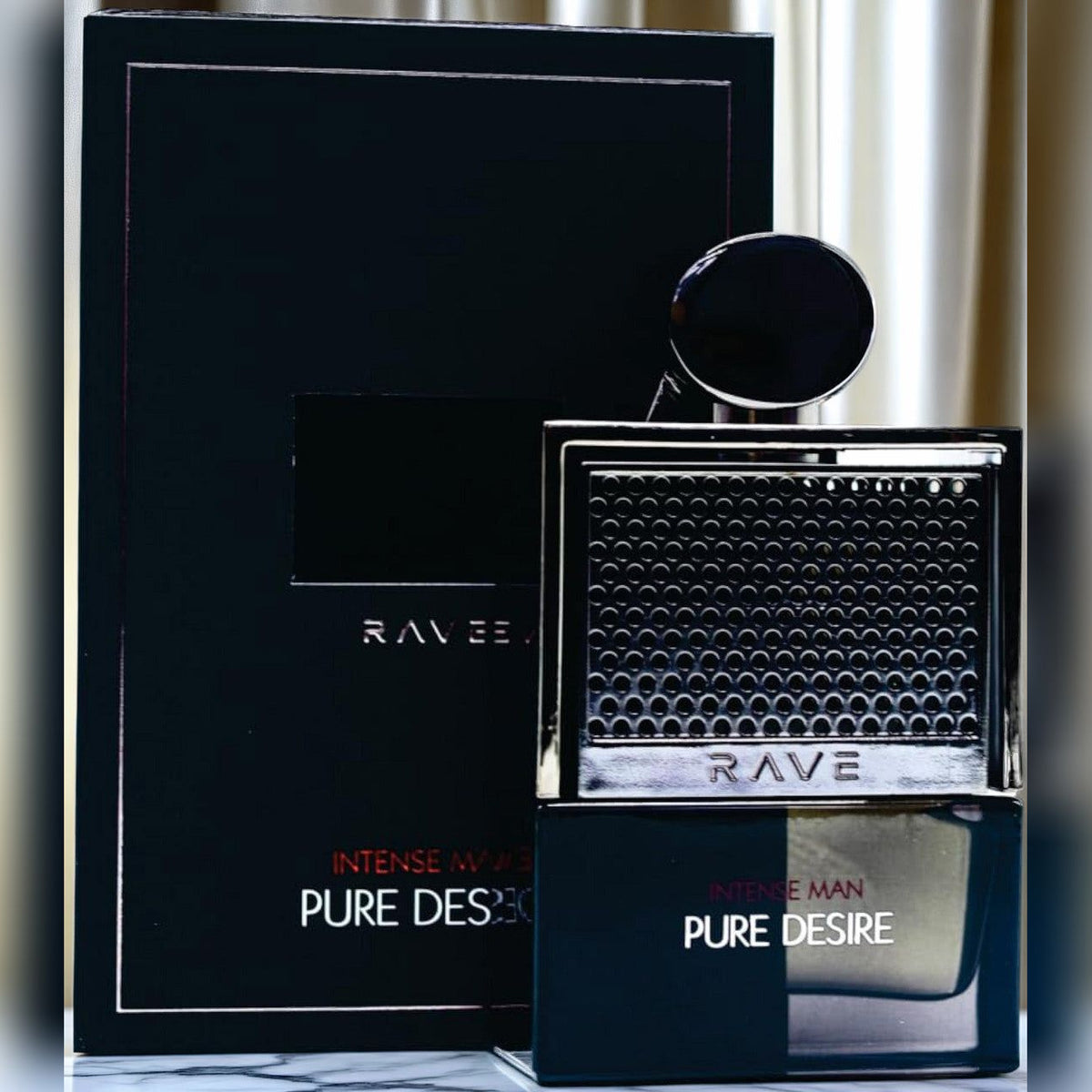 Lattafa Rave Pure Desire Intense Man 3.4 oz Eau De Parfum Spray