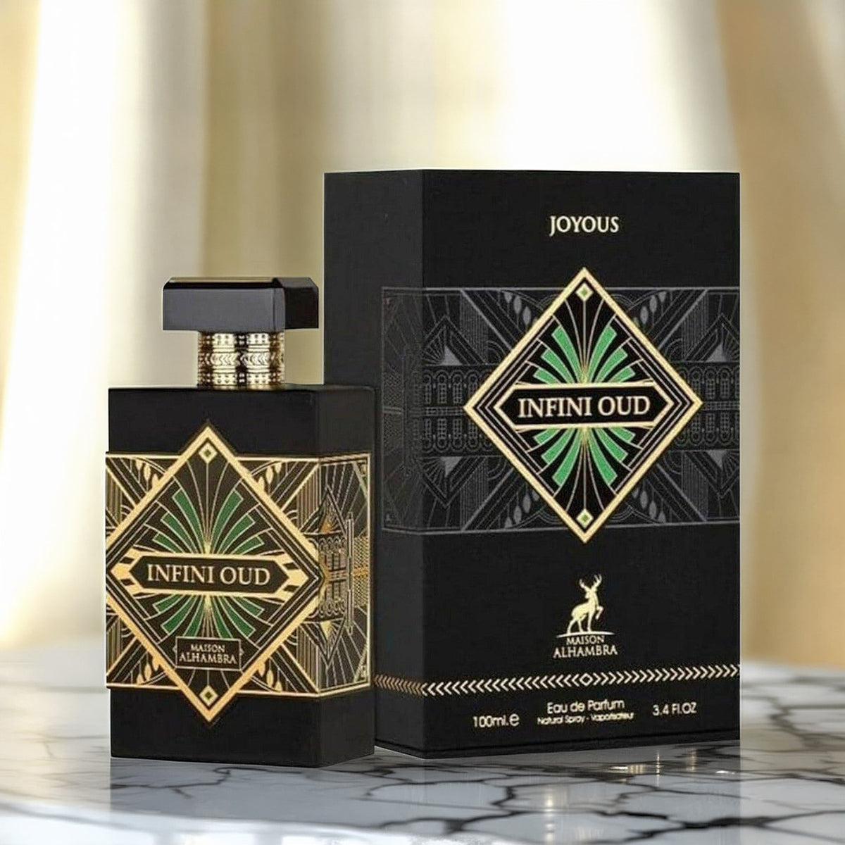 Alhambra Infini Oud Joyous 3.4 oz Eau De Parfum Spray