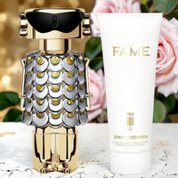 Paco Rabanne Fame 2 Pcs Set For Women: 1.7 Eau De Parfum Spray + 2.5 Body Lotion