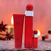 Perry Ellis 360 Red 3 Pcs Set For Men: 3.4 Eau De Toilette Spray + 0.25 Eau De Toilette Spray + 3 OZ Shower Gel