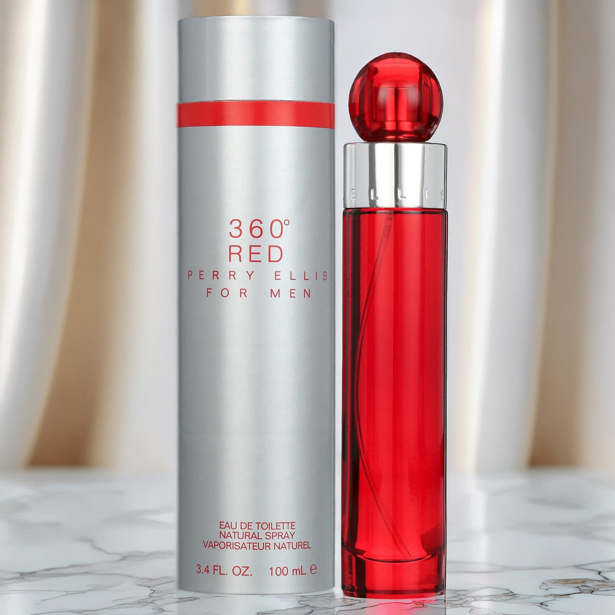 Perry Ellis 360 Red For Men 3.4 oz Eau De Toilette Spray