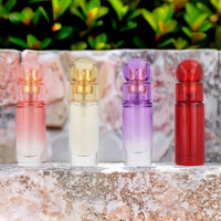Perry Ellis 360 4 Pcs Set For Women: 360 Coral 0.25 Eau De Parfum Spray + 360 0.25 Eau De Toilette Spray + 360 Purple 0.25 Eau De Parfum Spray + 360 Red 0.25 Eau De Parfum Spray