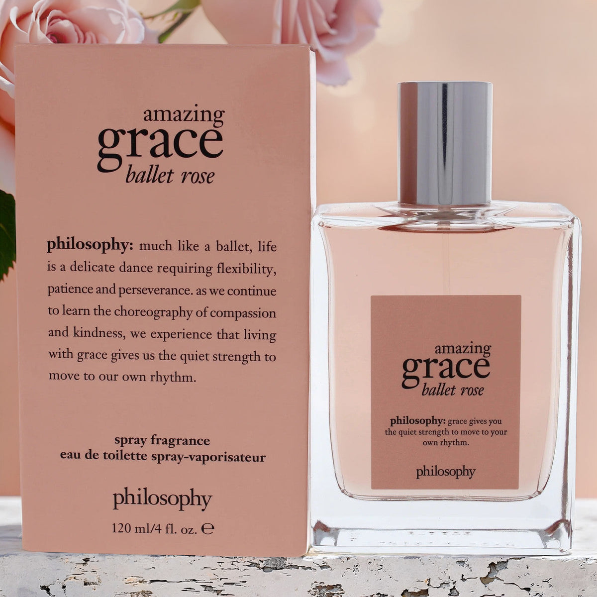 Philosophy Amazing Grace Ballet Rose For Women 4 oz Eau De Toilette Spray
