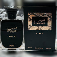 Rasasi Hawas Black For Men 3.4 oz Eau De Parfum Spray