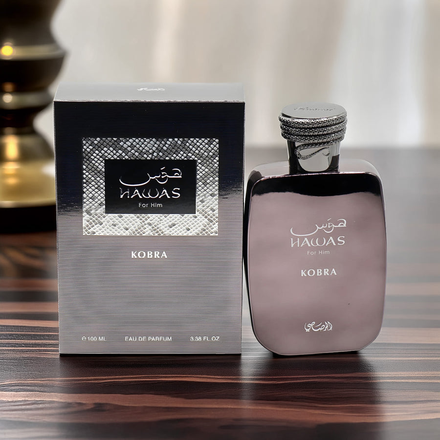 Rasasi Hawas Kobra For Men 3.4 oz Eau De Parfum Spray