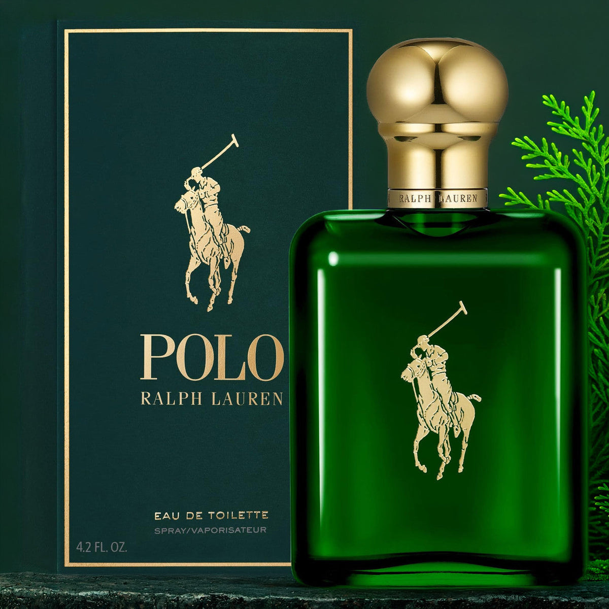 Ralph Lauren Polo Green For Men 4.2 oz Eau De Toilette Spray