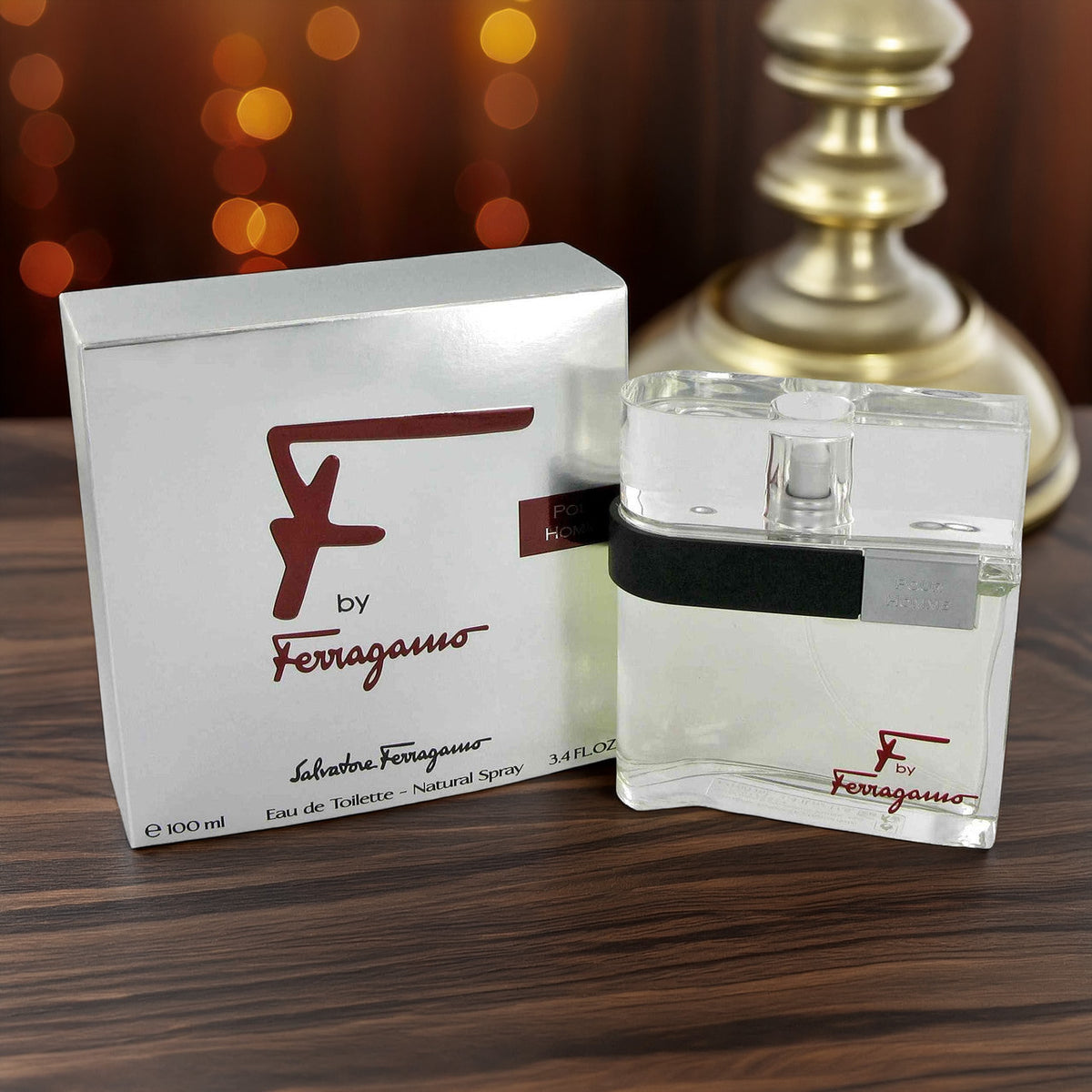 Salvatore Ferragamo "F" For Men 3.4 oz Eau De Toilette Spray