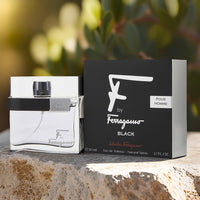 Salvatore Ferragamo "F" Black For Men 1.7 oz Eau De Toilette Spray