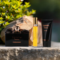 Salvatore Ferragamo Signorina Misteriosa 3 Pcs Set For Women: 3.4 Eau De Parfum Spray + 0.5 Eau De Parfum Spray + 1.7 Body Lotion
