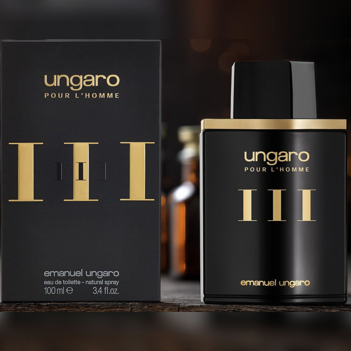 Emanuel Ungaro Ungaro Three For Men 3.4 oz Eau De Toilette Spray