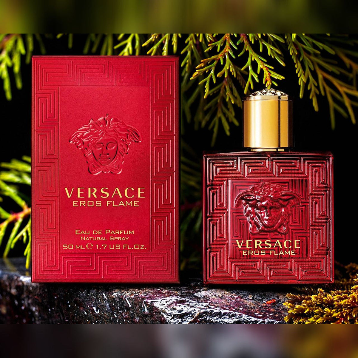 Versace Eros Flame For Men 1.7 oz Eau De Parfum Spray