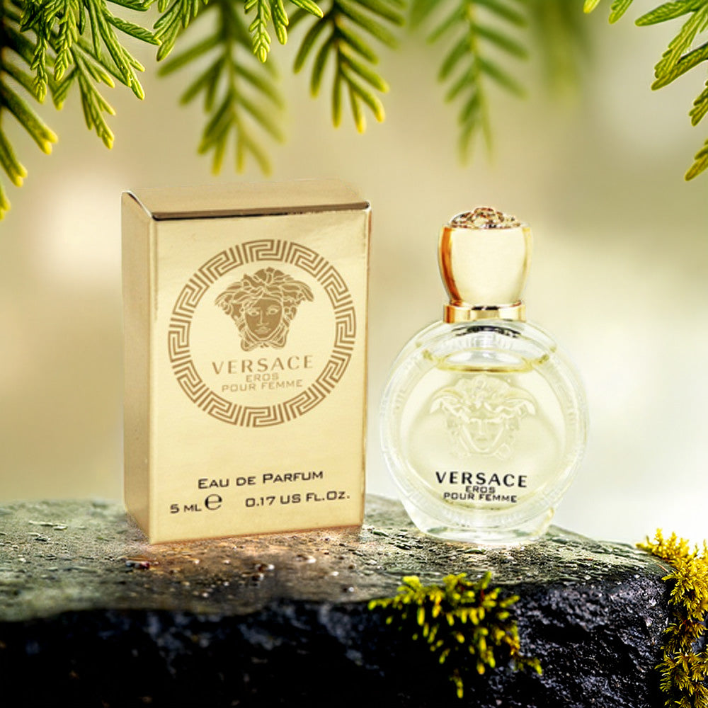 Versace Eros Pour Femme 0.17 oz Eau De Parfum Mini