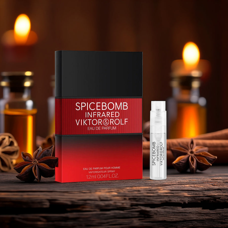 Viktor & Rolf Spicebomb Infrared V&R For Men 0.04 oz Eau De Parfum Spray Vial