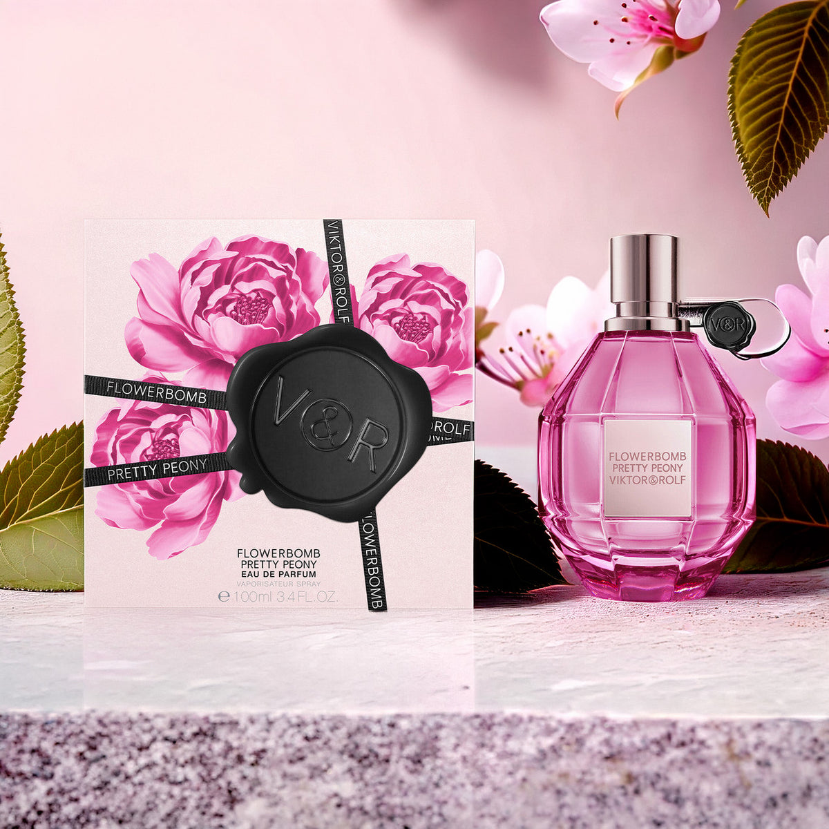 Viktor & Rolf Flowerbomb Pretty Peony For Women 3.4 oz Eau De Parfum Spray